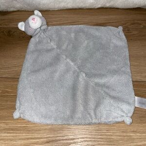 Angel Dear Gray Kitty Cat Lovey Security Blanket